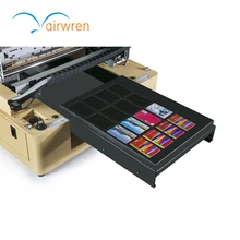 business name card printer pvc inkjet card UV flatbed printing machine with DX5 Printer Head