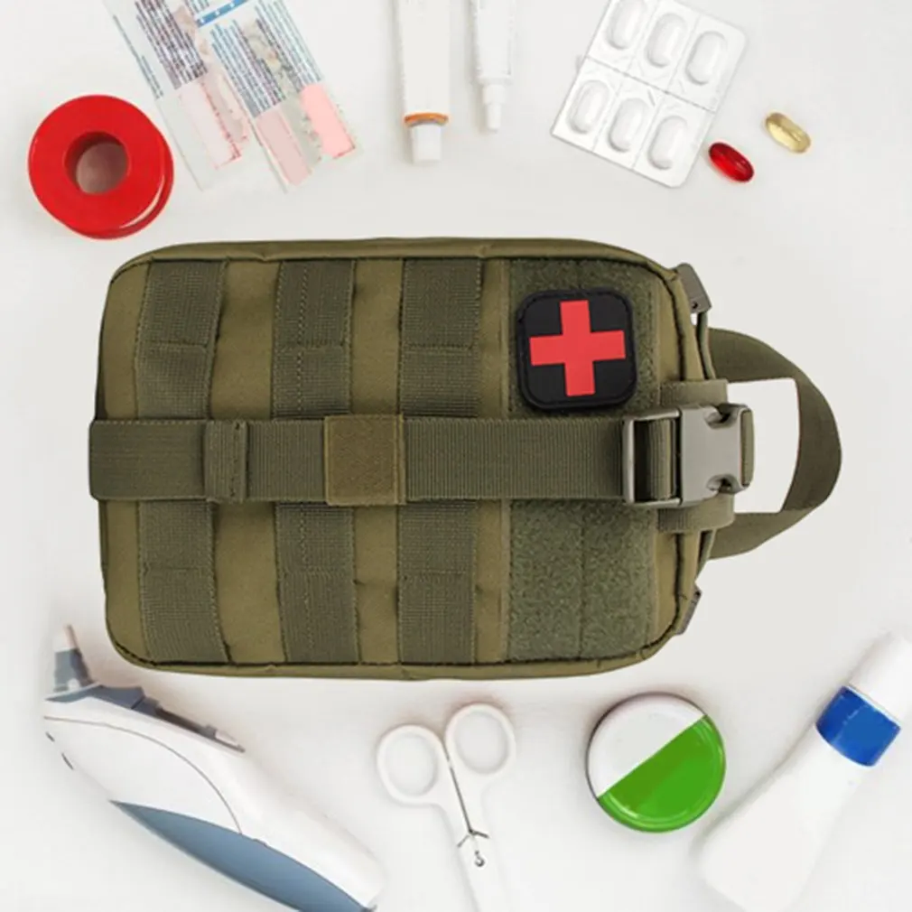 OUTDA тактическая сумка первой помощи, медицинский набор, сумка Molle EMT, Аварийная сумка для выживания, открытая медицинская коробка, большой