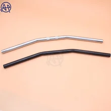 1 шт. черный/хром руль мотоцикла 7/" 22 мм тяга Ручка Бар Универсальный для Honda Kawasaki Yamaha Suzuki Harley Chopper Bobber