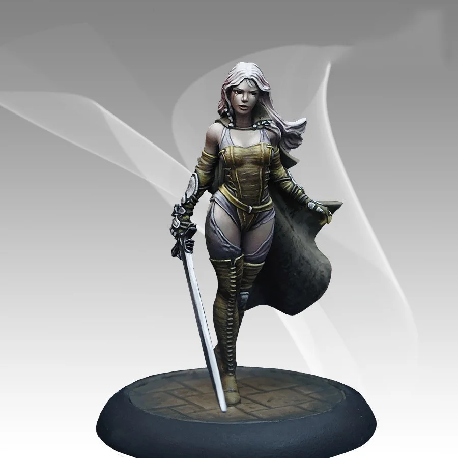 

Unpainted Kit 1/48 35mm - ancient girl with sword summer 35mm figure Historical Figure Resin Kit model