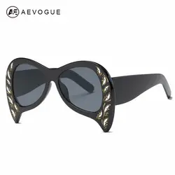 AEVOGUE женские солнцезащитные очки большого размера нерегулярные Форма Frame новые моды Брендовая Дизайнерская обувь роскошные