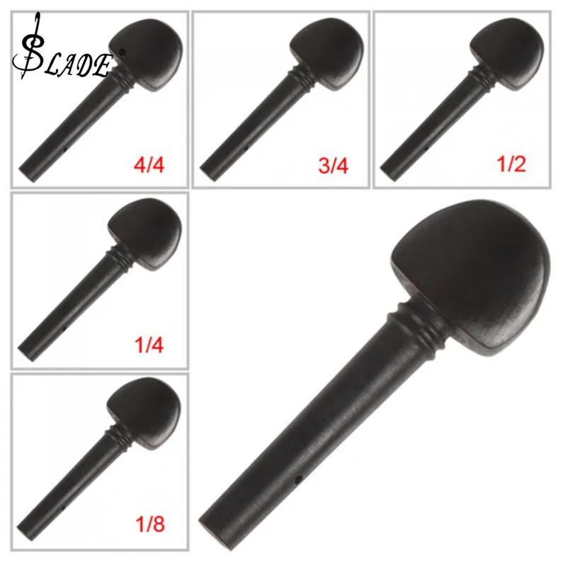 

SLADE Ebony Violin Tuning Pegs Regular Type 1/8 & 1/4 & 1/2 &3/4 & 4/4 Size for Violin Accessories