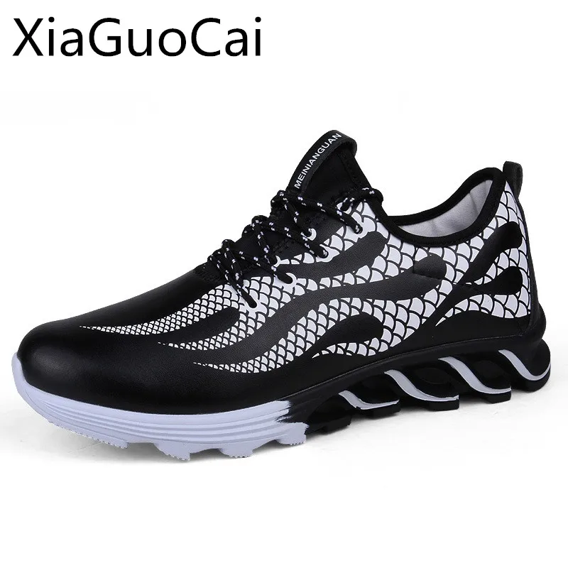 Spring Men Running Shoes Waterproof Cushioning Techonology Sneakers Flywire Non-slip Light Breathable Net | Спорт и развлечения