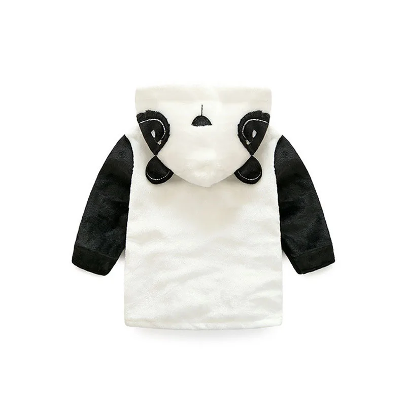 Для маленьких мальчиков и девочек пижама с дизайном «панда» с персонажами из мультфильмов детский фланелевый Халат осень-зима, одежда для сна, детские халаты детские пижамы Косплэй кигуруми