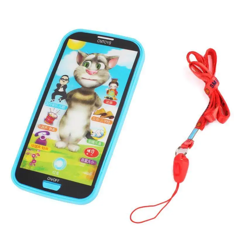 YPhone мобильный телефон игрушка музыкальное обучение Детский симулятор музыкальный телефон сенсорный экран Дети Ранние развивающие игрушки Рождественский подарок