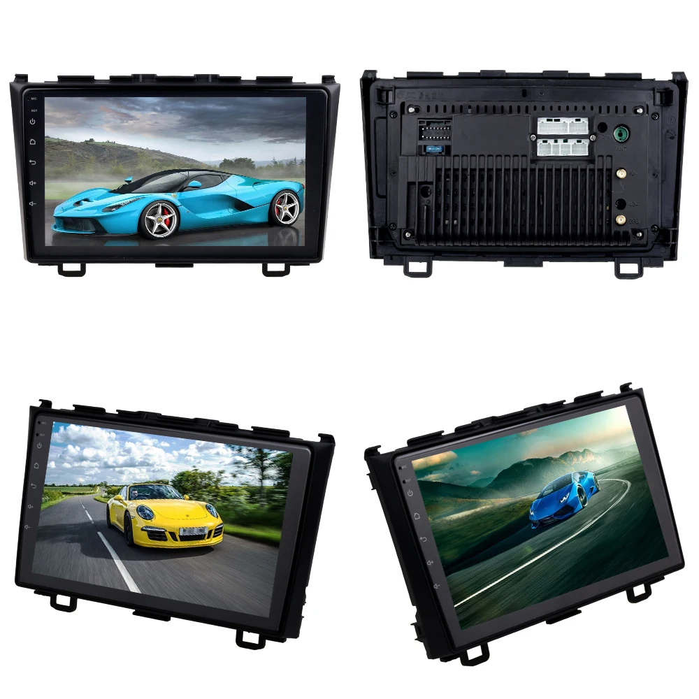 Best Sinosmart  Android 8.1 2Din IPS/QLED 2.5D screen car gps radio navigation player for Honda CRV 2006-2018 2