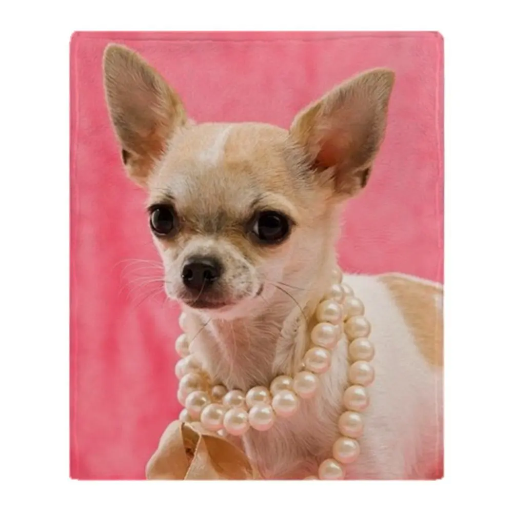 Buy Custom Creative Design Blanket Chihuahua Wearing A