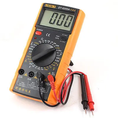 

Yellow Black Probe Leads Multi-Tester Digital Multimeter Test Equipment AC DC