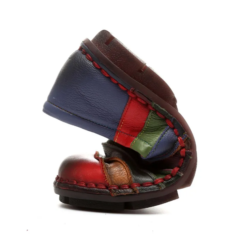Handmade-100-Genuine-Leather-Women-Flats-Shoes-Fashion-Patchwork-Loafers-Oxfords-Shoes-For-Women-Vintage-Casual (5)