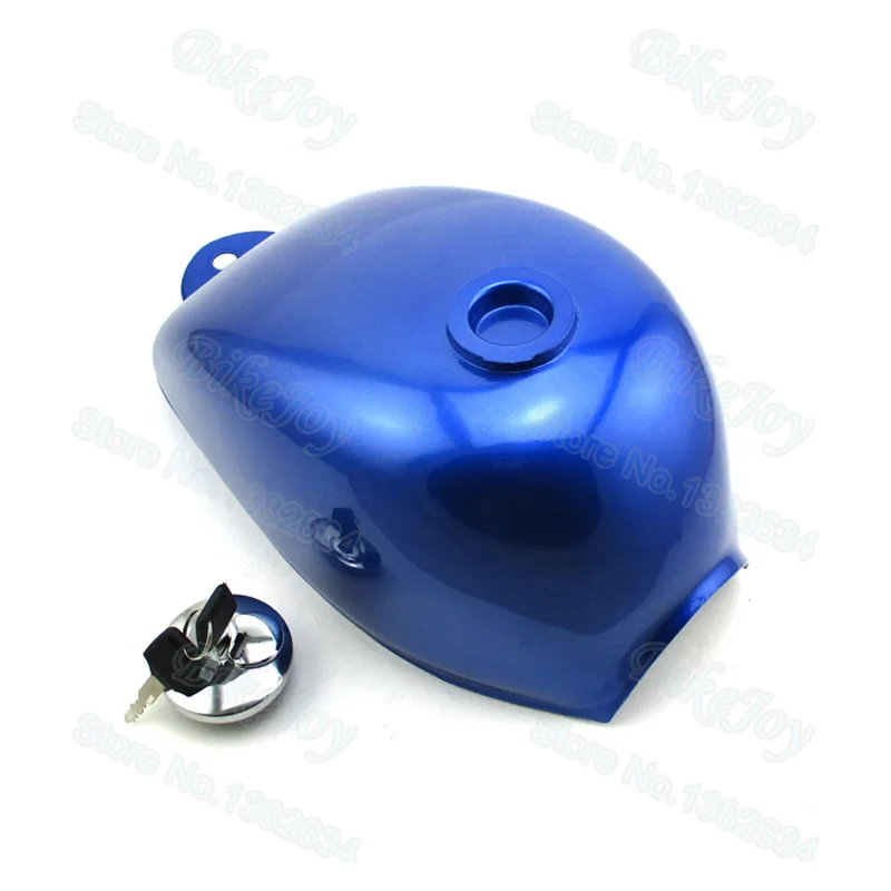 Blue Gas Fuel Tank & Lock Cap Cover For Honda Mini Trail Monkey Bike