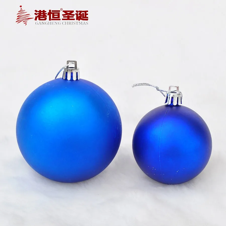 6 шт рождественские 6~ 8 см матовые синие шары Рождественская елка украшения шар Рождественский Декор для дома подарок Санты