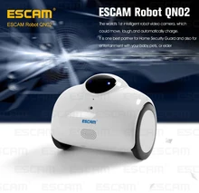 Escam new Robot QN02 Smart WIFI IP Camera HD 720P 1MP Wireless Baby Monitor Touching Interaction Camera Support Two Way Audio