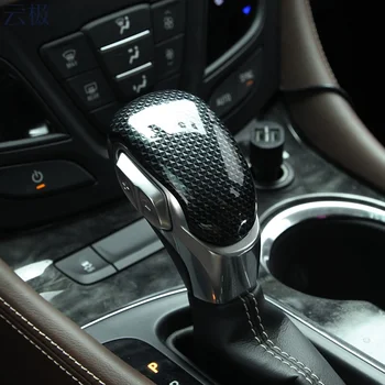 

For Opel Mokka Buick Encore 2016-2018 ABS Carbon fibre Car Gears head strip cover trim Carbon fiber style styling accessories