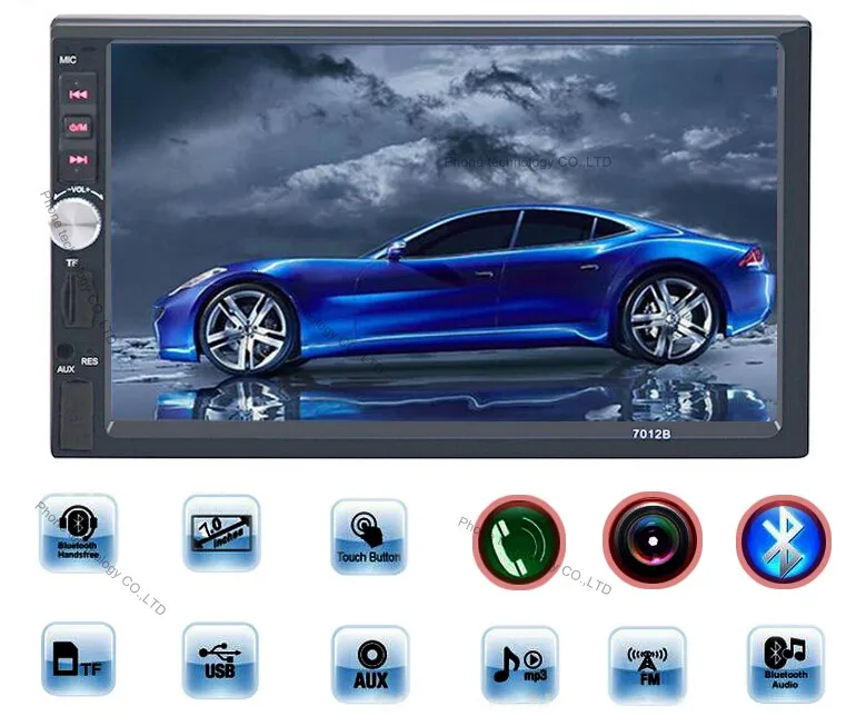 imágenes para 7012B 2 Din Car Stereo Radio Reproductor de 7 pulgadas HD en la Pantalla Táctil de la Rociada del Coche Del Bluetooth del Jugador de la Ayuda FM/MP5/USB/AUX Coche electrónica imágenes para 7012B 2 Din Car Stereo Radio Reproductor de 7 pulgadas HD en la Pantalla Táctil de la Rociada del Coche Del Bluetooth del Jugador de la Ayuda FM/MP5/USB/AUX Coche electrónica