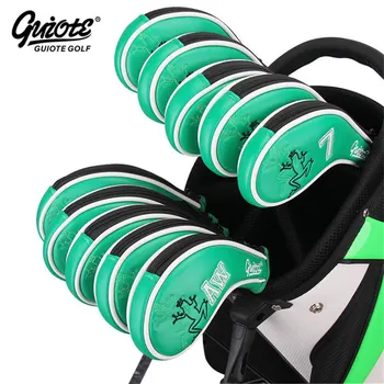 

NEW Frog Golf Irons Headcovers Zipper Golf Iron Cover Set #3-9PAS Embroidery Design Zipper Series For Men Women