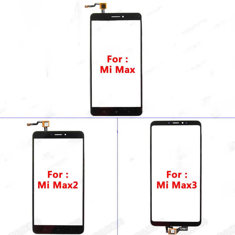 Kwainee Высокое качество для Mi Max 2 3 сенсорный экран панель внешнее стекло дигитайзер