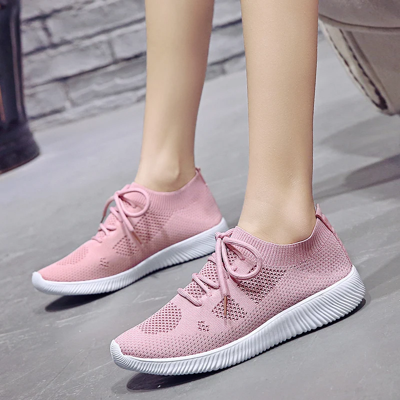 

Women Breathable Mesh Shoes Women Causel Shoes Lace-up Comfortable Soles Woman Sneakers High Quality Women's Shoes