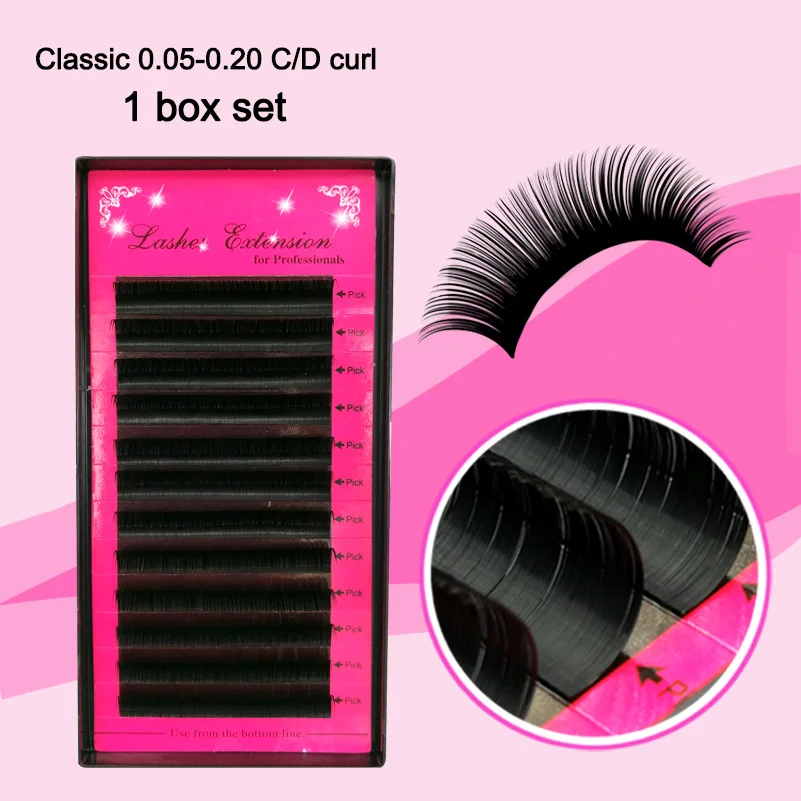 

5cases silk soft 3D mink eyelash extension,individual eyelash extension, false eyelashes, lashes