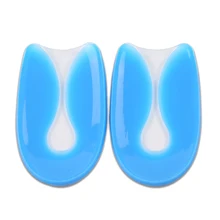 Silicone Gel U-Shape Plantar Fasciitis Heel Protector Spur Cushion Pad Shoe Insert Soles Pain Relief Foot Care For Men Women