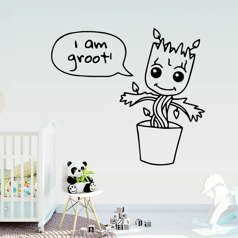 

Cartoon pattern Home Decor Modern Acrylic Decoration Decor Living Room Bedroom Removable Decal Creative Stickers