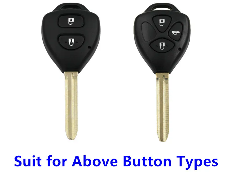 QCONTROL внутренняя сборка дистанционного ключа для Toyota Camry Corolla Prado RAV4 Vios Hilux, Yaris 315 МГц или 433 МГц сердечник передатчика