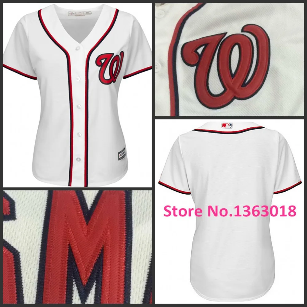 washington nationals women's jersey