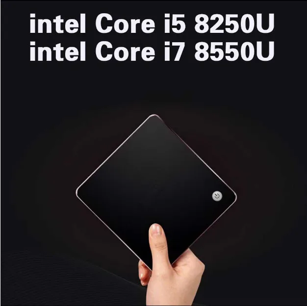 Мини компьютер Intel core i7 8550U windows intel 8 го поколения i5 8250U HD graphics выход 4K 10 pro box|Мини ПК|