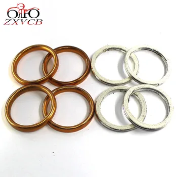 

4PCS For SUZUKI GSX1100S GSX1300BK/BKA/R/RA/RZ GSX 1100 2011 2012 2013 2014 2015 2016 2017 2018 engine Exhaust Pipe Gasket