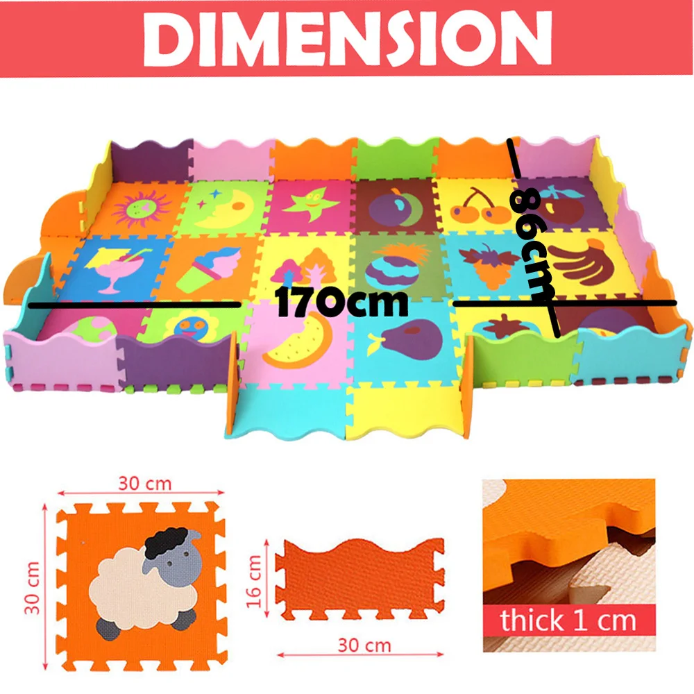 MQIAOHAM детская игрушка пенистый коврик в форме пазла цифры коврики головоломка вспененный этилвинилацетат коврик для ребенка маты для ползания ковер мягкая напольная плитка