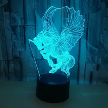 7 цветов изменить сенсорный 3d ночник с фабрики. Детское украшение комнаты настольная лампа Рождественские декоративные лампочки настольные лампы