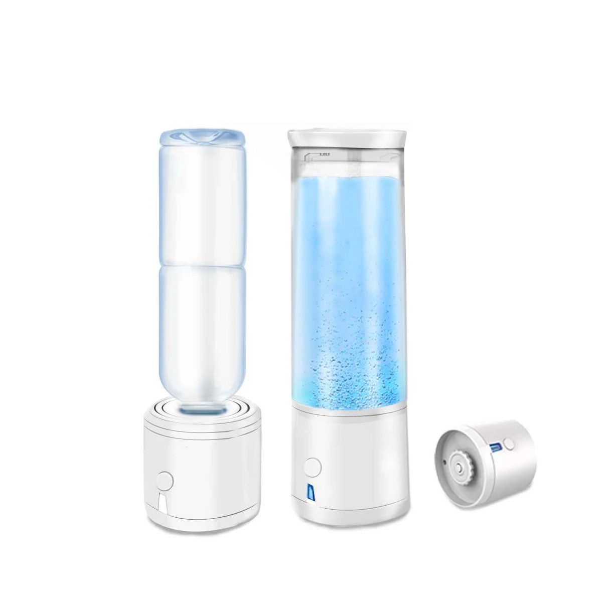 

SPE/PEM Membrane Hydrogen Rich Water Bottle Electrolysis Ionizer Generator USB Rechargeable Removal O3 CL2 Water Ionizer
