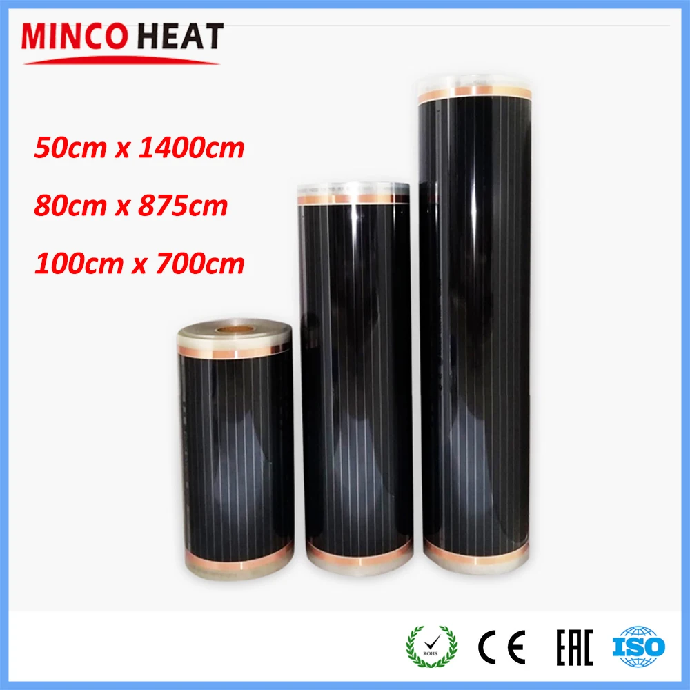 Warm Floor Carbon Infrared Heating Film for Any Floor 200 sq ft