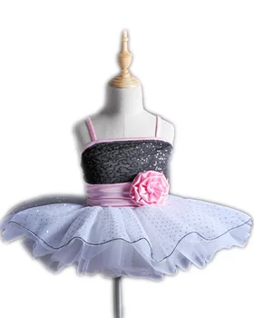 

Princess Dress Manufacturers Selling Children's Female Bitter Fleabane Bitter Fleabane Ballet Skirt Dancing Clothes Stage Dres
