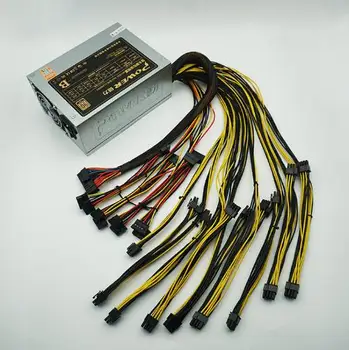

Dual-tube forward pulse frequency modulation wide-band power supply graphics card version 2000W PSU