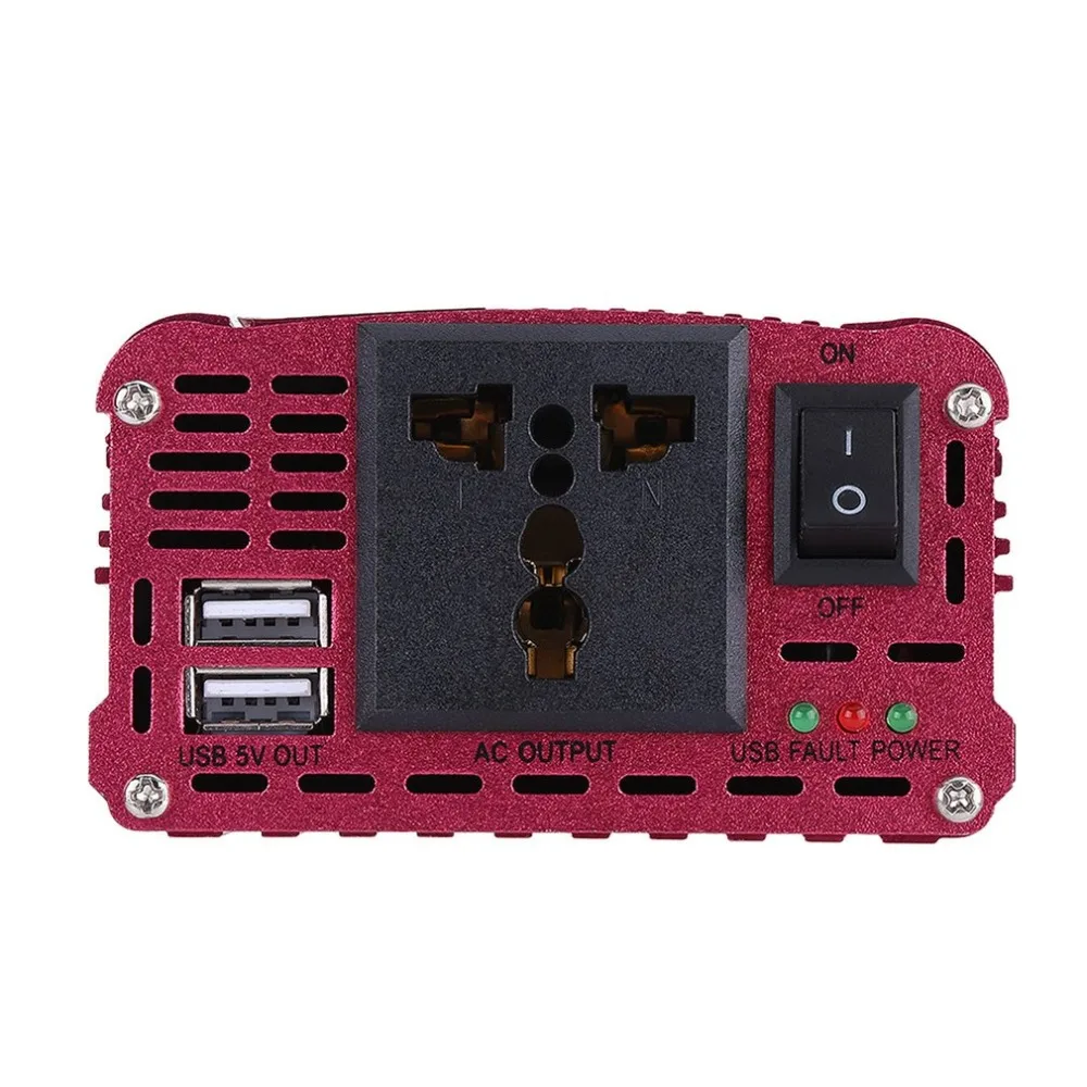 

High Power Car Power Inverter 2000W DC12V To AC220V Aluminum Alloy Dual USB Converter High Conversion Converter