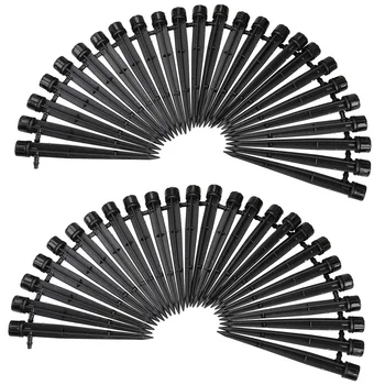 

50Pcs Micro Irrigation Sprinklers 360 Degree Emitter Drip Micro Dripper for 4/7mm Tube Garden Plants Lawn Irrigation Drippers