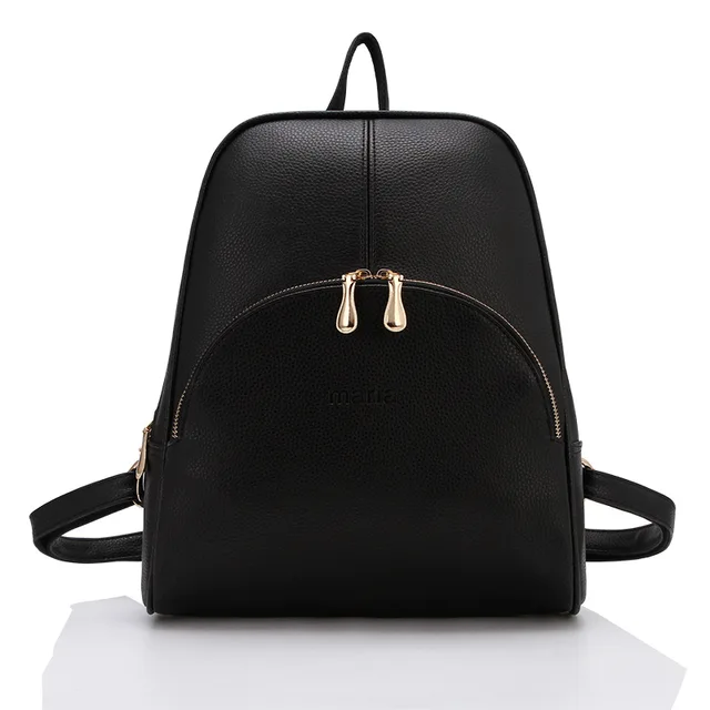 Best Price 2015 New Casual Women Backpack Female PU Leather Women's Backpacks Bagpack Bags Travel Bag back pack Free Shipping