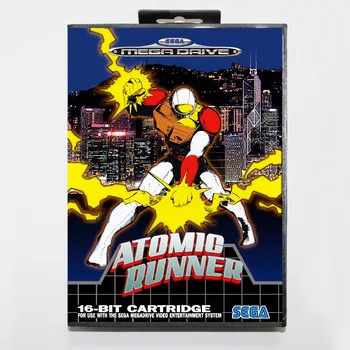 

Atomic runner 16 bit SEGA MD Game Card With Retail Box For Sega Mega Drive For Genesis