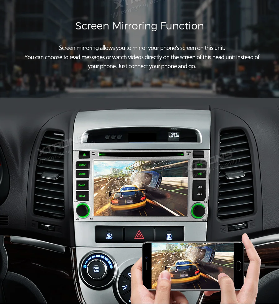 Discount 6.2" Android 8.1 Oreo OS Car DVD Multimedia Navigation GPS Radio for Hyundai Santa Fe II 2006 2007 2008 2009 2010 2011 2012 (CM) 10