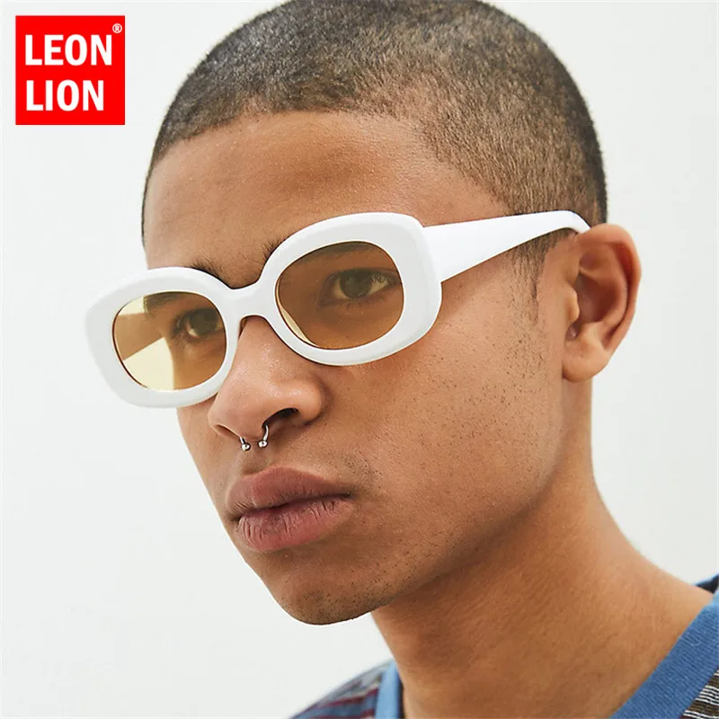 

LeonLion 2020 Simple Sunglasses Women Alloy Vintage Mirror Glasses Lady Retro Metal Sun Glasses Lunette De Soleil Femme UV400