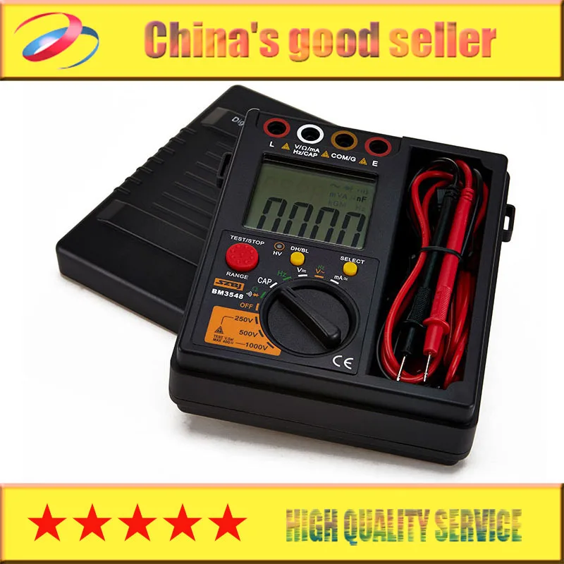 Free Shipping Top quality BM3548 Digital Insulation Resistance Test meter digital multimeter megger test meter