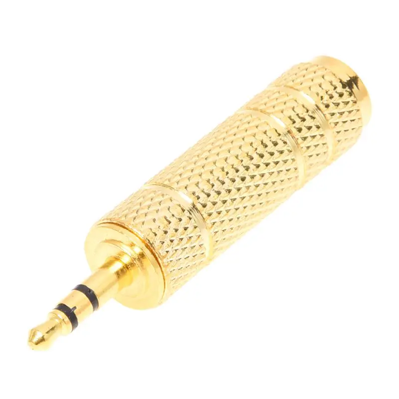 

Gold Plated 3.5mm 1/8Inch Male to 6.3mm 1/4Inch Female Stereo Audio Jack Adapter