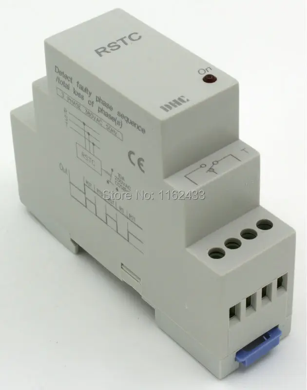 DHC1X RSTC phase sequence phase loss protection relay three phase