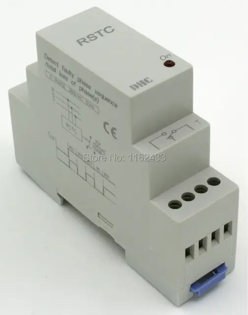 DHC1X RSTC phase sequence phase loss protection relay three phase