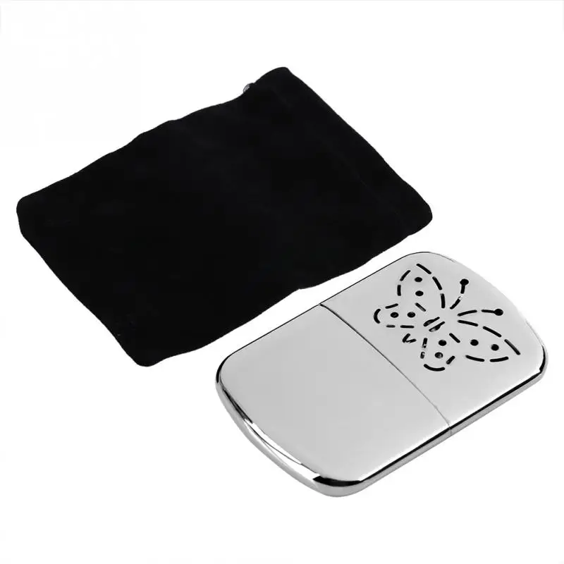 

Zinc Alloy Portable Pocket Liquid Fuel Burner Hand Warmer Indoor Outdoor Small Handy Heater