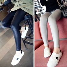 Детские штаны для девочек; сезон весна-осень; Новинка года; узкие брюки-карандаш для девочек; леггинсы для девочек; одежда черного и серого цвета; Одежда для девочек-подростков