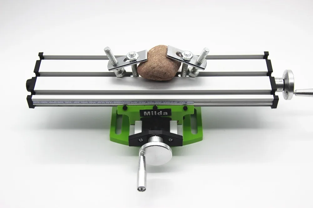 Milda Miniature Precision Multifunction Milling Machine Bench Drill Vise Fixture Worktable X Y-axis Adjustment Coordinate Table