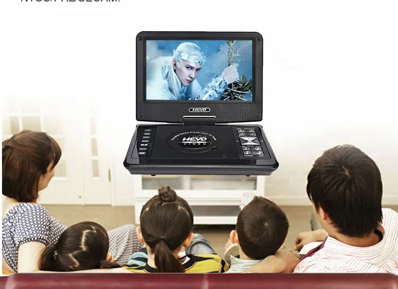 TRANSCTEGO dvd-плеер для автомобиля ТВ 9,8 дюймов плееры ЖК-экран поддержка ТВ Игры DVD VCD CD MP3 MPEG4 радио с геймпадом ТВ антенна DVB