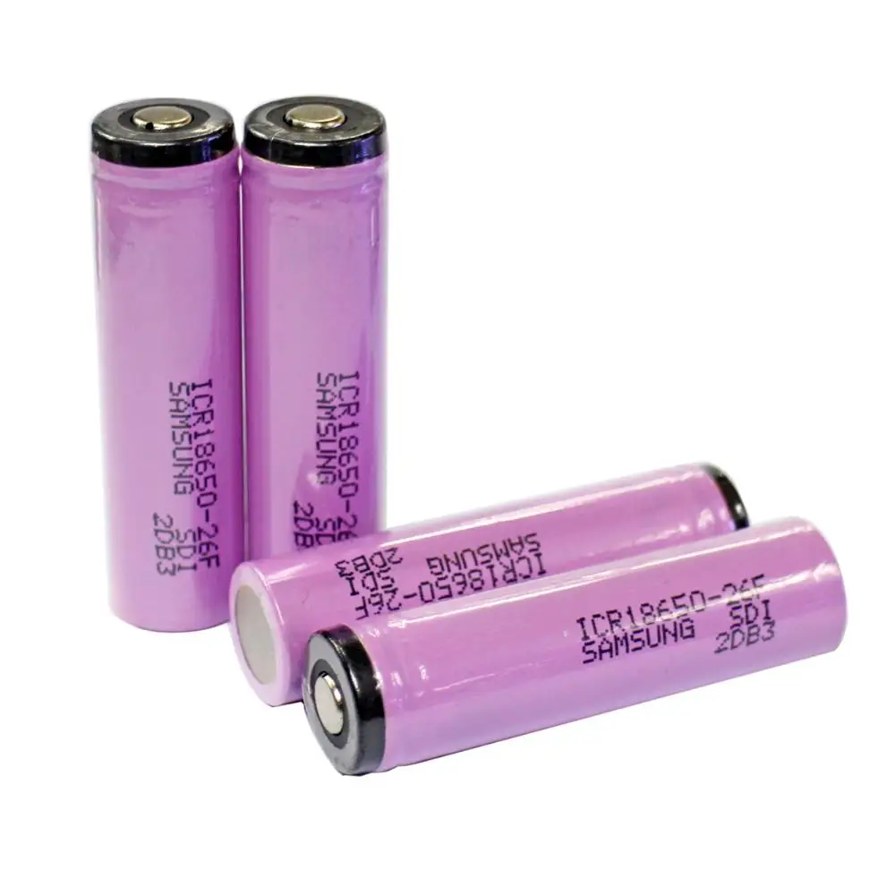 Аккумулятор Sam-su-ng 18650 с защитным максимальным выходом 6A 2600 mah 3,7 v перезаряжаемый