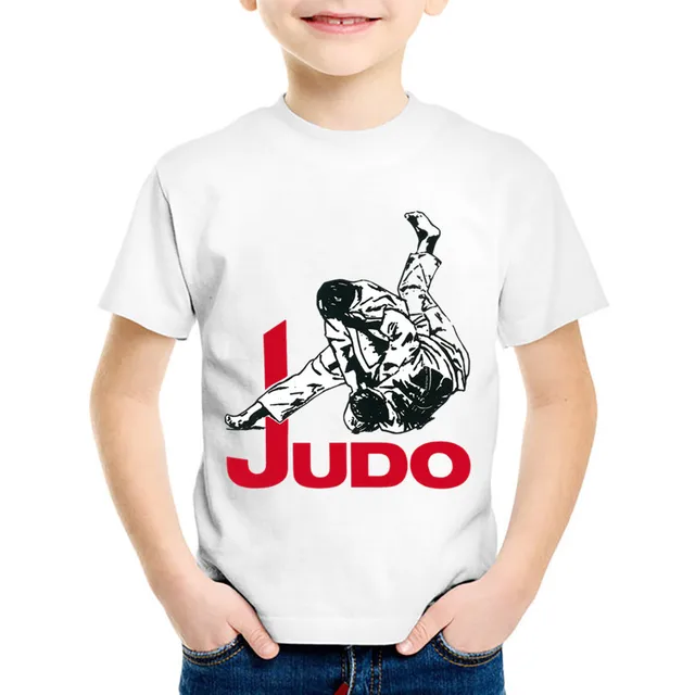 Aliexpress.com : Buy Children Fashion Print Judo Funny T shirts Kids Cool Summer Short Sleeve 